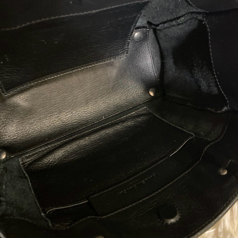 Balenciaga Black Leather Hobo with Front Zip and Card Holder - Picture 3 of 10